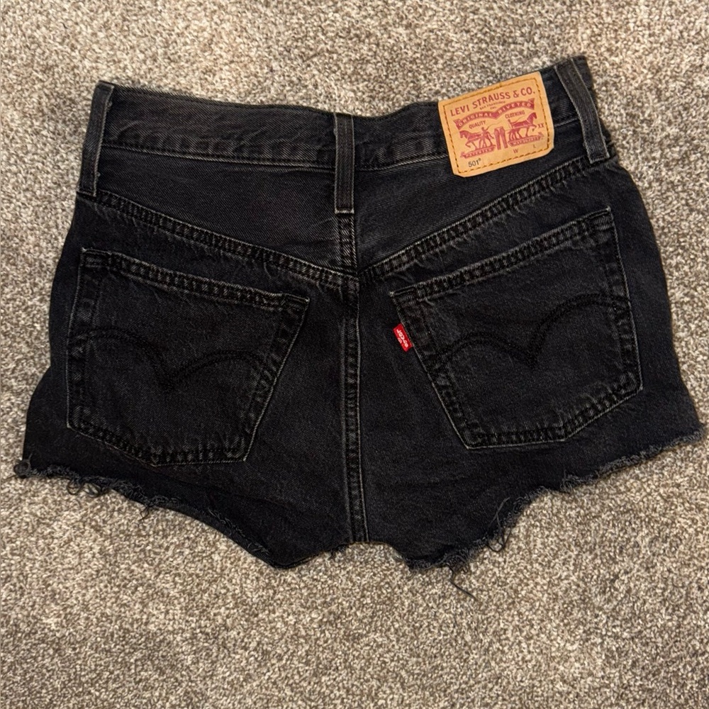 Levi’s Lunar Black 501 Original High Rise Women's Shorts